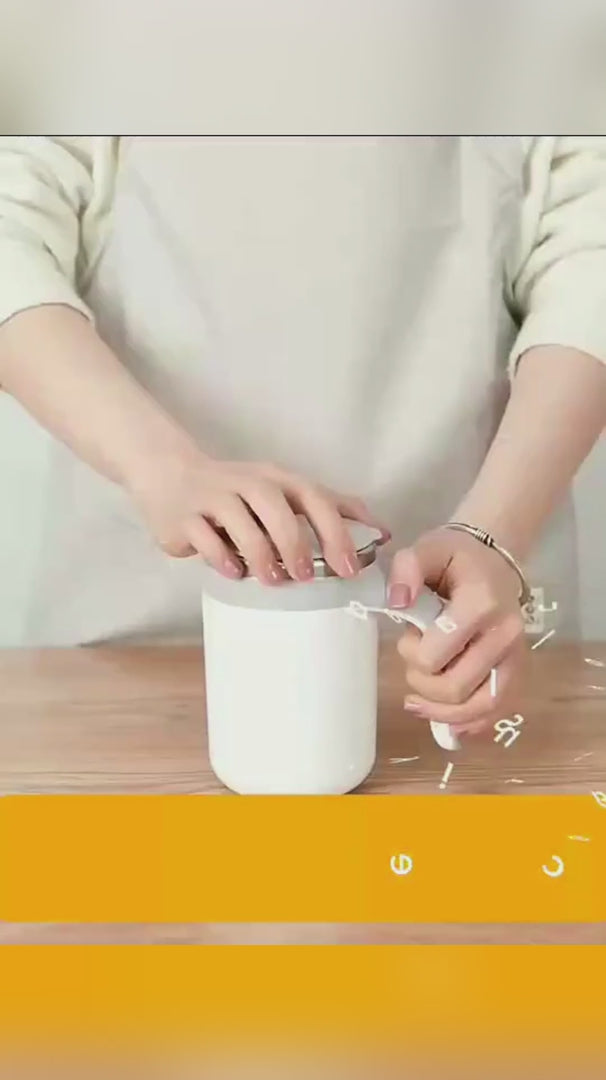 Video demo of the rechargeable self-stirring mug mixing a drink